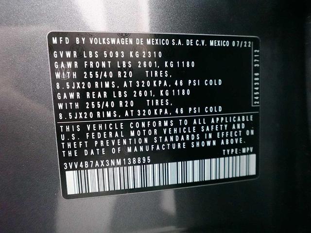 Photo of 2022 Platinum Gray Metallic Volkswagen Tiguan