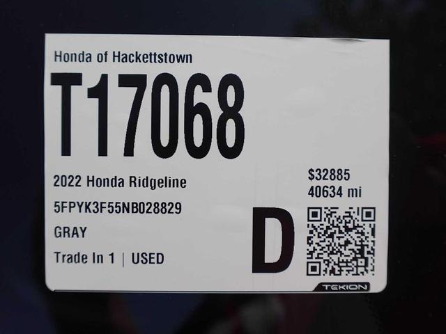 Photo of 2022 Modern Steel Metallic Honda Ridgeline