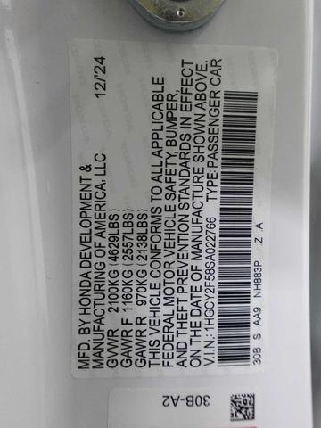 Photo of 2025 Platinum White Pearl Honda Accord Hybrid