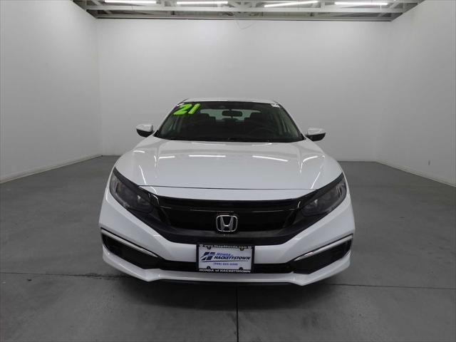 Photo of 2021 Platinum White Pearl Honda Civic