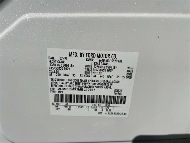 Photo of 2021 Pristine White Lincoln Nautilus