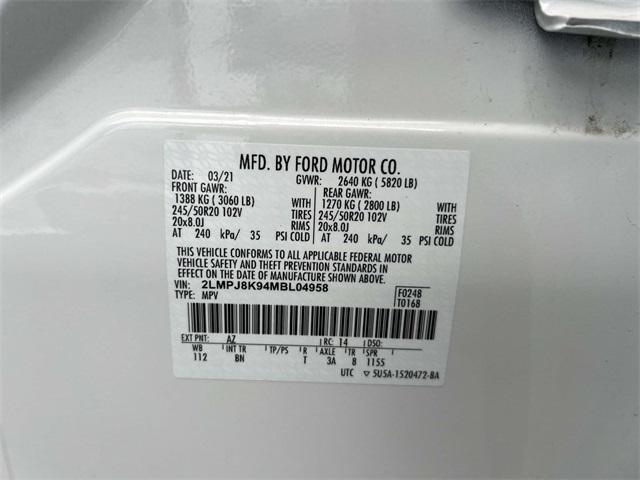 Photo of 2021 Pristine White Lincoln Nautilus