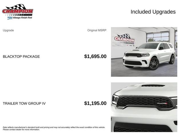Photo of 2025 White Dodge Durango