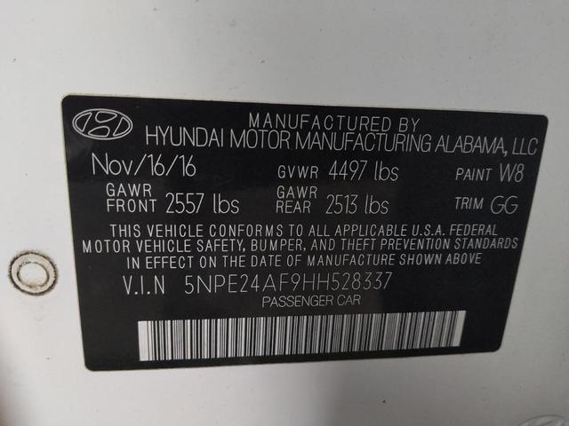 Photo of 2017 Quartz White Pearl Hyundai SONATA