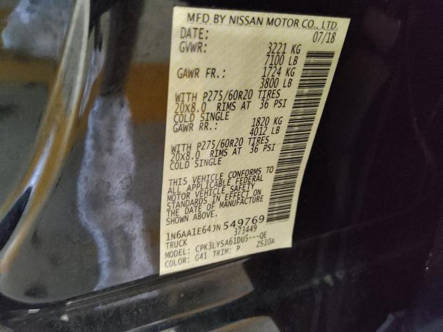 Photo of 2018 Magnetic Black Nissan Titan