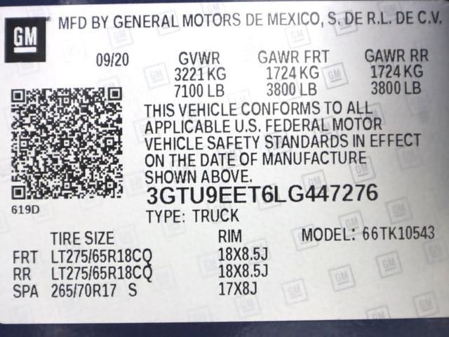 Photo of 2020 Pacific Blue Metallic GMC Sierra 1500