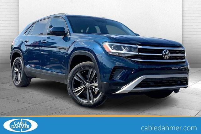 Photo of 2022 Tourmaline Blue Metallic Volkswagen Atlas Cross Sport