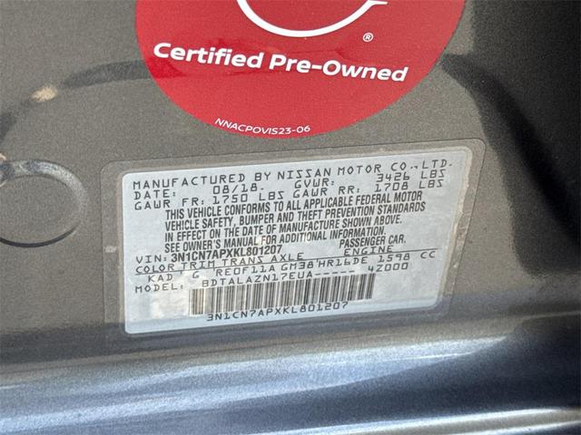 Photo of 2019 Gun Metallic Nissan Versa
