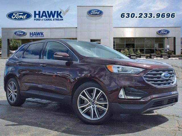 Photo of 2022 Burgundy Velvet Metallic Tinted Clearcoat Ford Edge