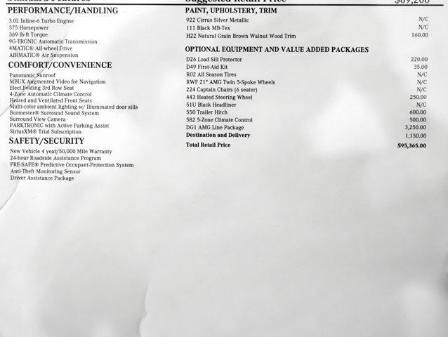 Photo of 2025 Cirrus Silver M Mercedes-Benz GLS 450