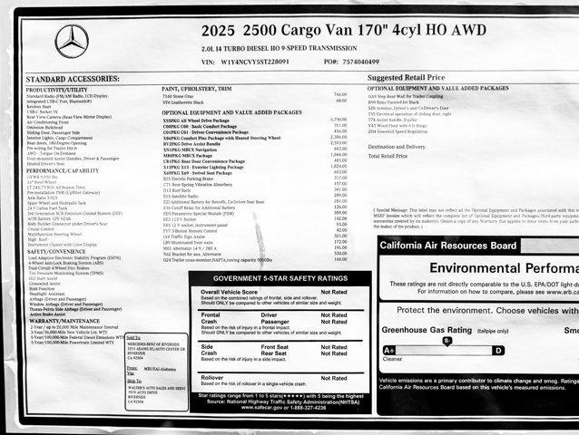 Photo of 2025 Stone Grey Mercedes-Benz Sprinter 2500