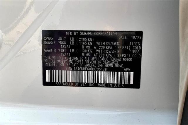 Photo of 2024 Crystal White Pearl Subaru Crosstrek