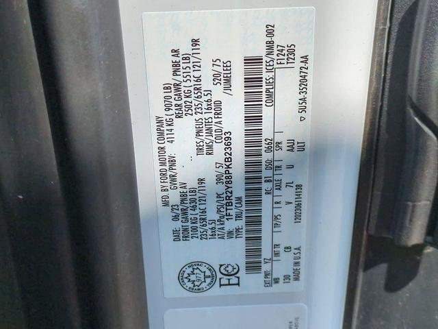 Photo of 2023 White Ford Transit-250