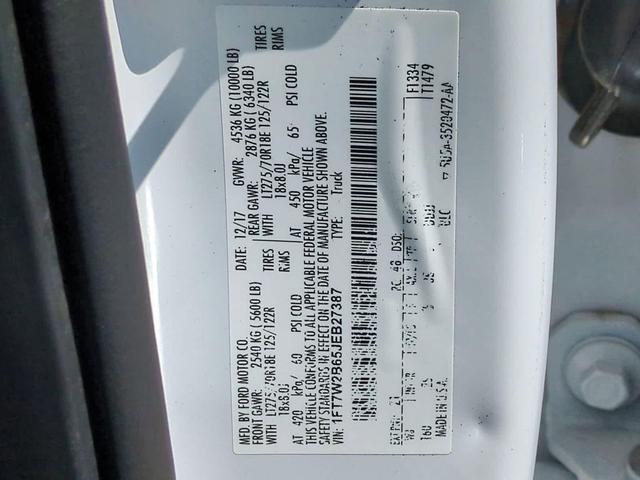 Photo of 2018 Oxford White Ford F-250