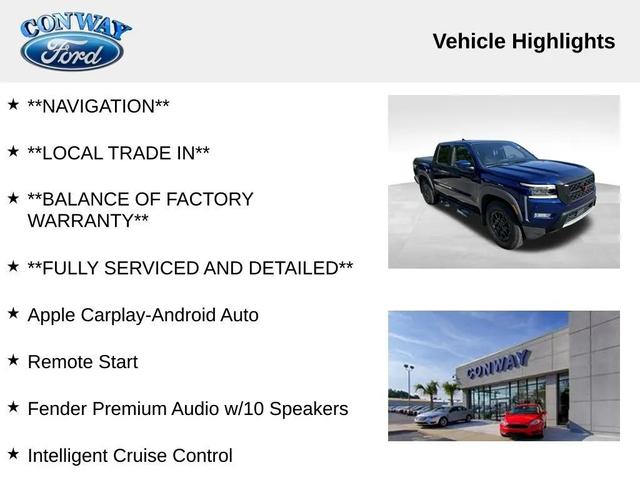 Photo of 2022 Deep Blue Pearl Nissan Frontier
