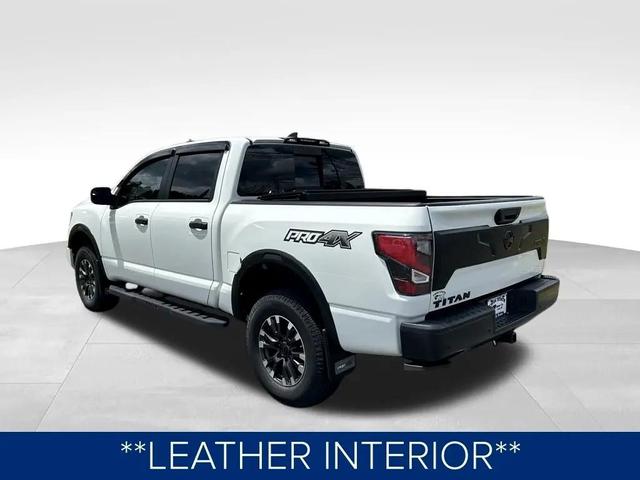 Photo of 2024 Glacier White Nissan Titan