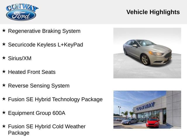 Photo of 2018 Ingot Silver Metallic Ford Fusion Hybrid