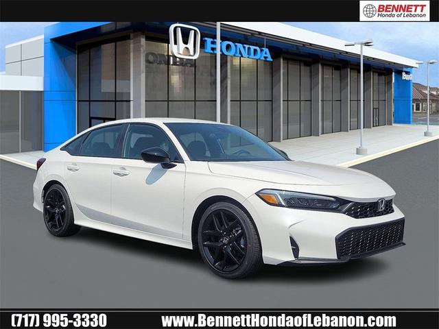 Photo of 2025 Platinum White Pearl Honda Civic