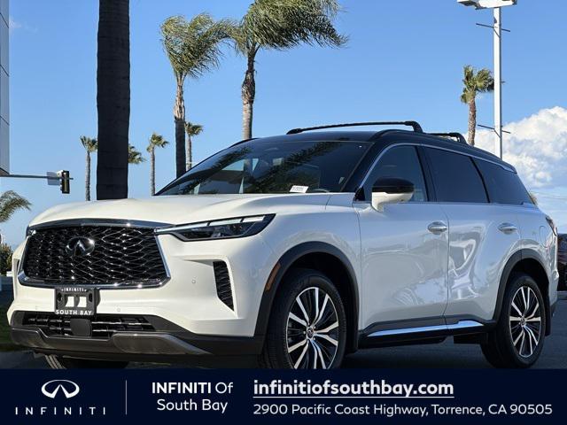 Photo of 2025 Majestic White/Black Obsidian INFINITI QX60