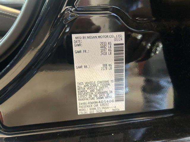 Photo of 2024 Super Black Nissan Altima