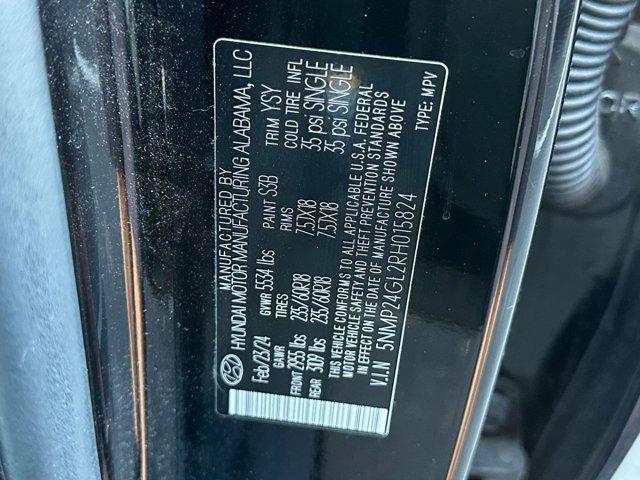Photo of 2024 Phantom Black Hyundai SANTA FE