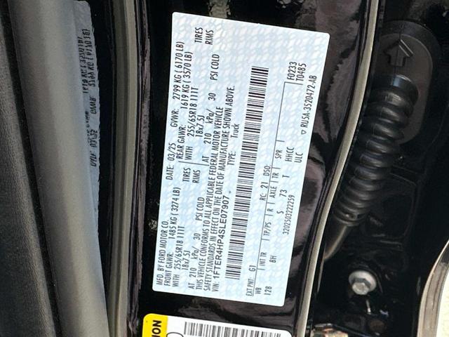 Photo of 2025 Shadow Black Ford Ranger