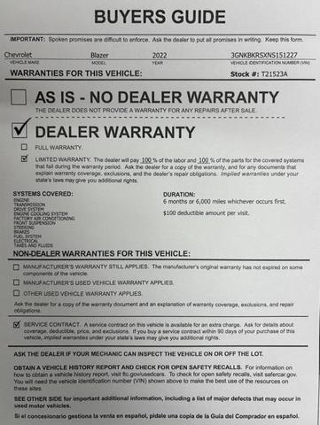 Photo of 2022 Cherry Red Tintcoat Chevrolet Blazer