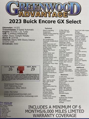 Photo of 2023 Ebony Twilight Metallic Buick Encore GX