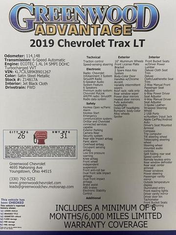 Photo of 2019 Satin Steel Metallic Chevrolet Trax