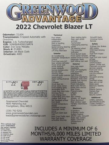 Photo of 2022 Iron Gray Metallic Chevrolet Blazer