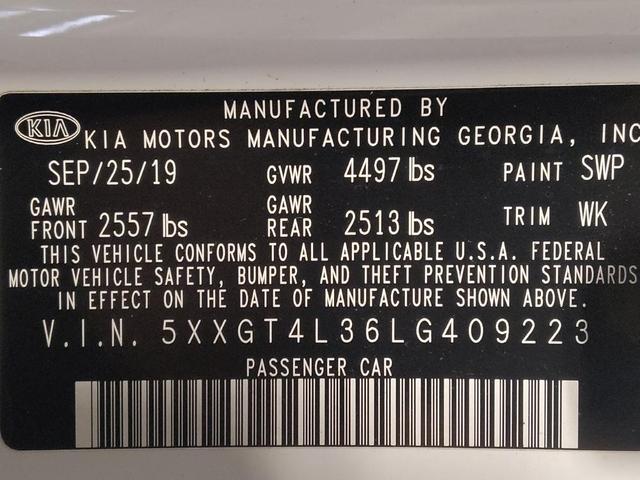 Photo of 2020 Snow White Pearl Kia Optima
