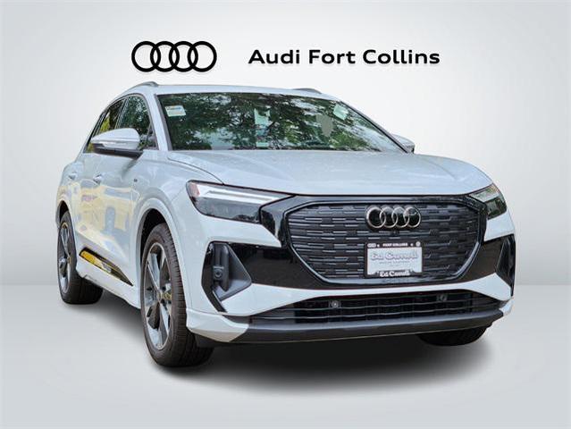 Photo of 2025 Glacier White Metallic Audi Q4 e-tron