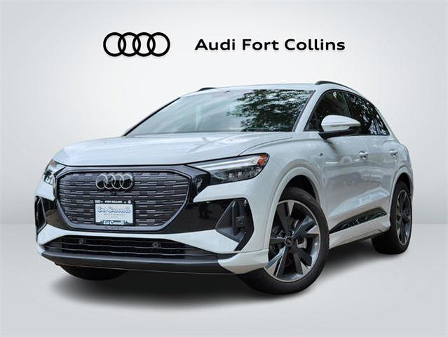 Photo of 2025 Glacier White Metallic Audi Q4 e-tron