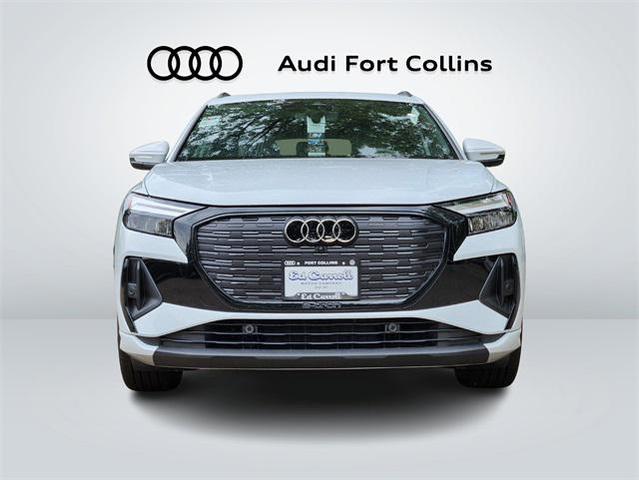 Photo of 2025 Glacier White Metallic Audi Q4 e-tron