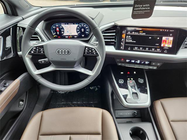 Photo of 2025 Glacier White Metallic Audi Q4 e-tron