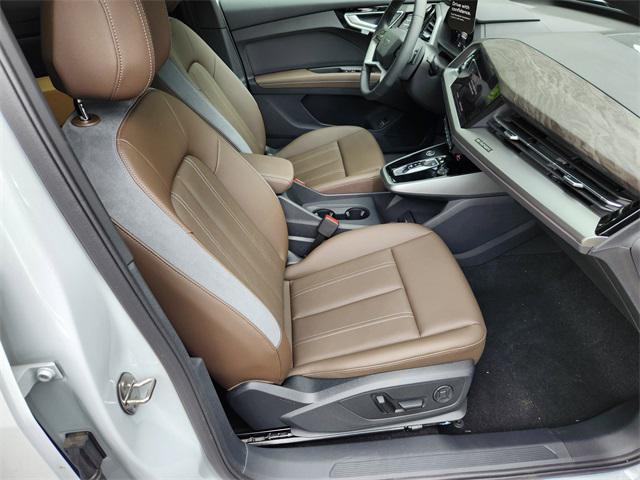 Photo of 2025 Glacier White Metallic Audi Q4 e-tron