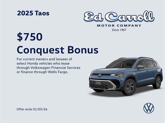 Photo of 2025 Monterey Blue Pearl Volkswagen Taos