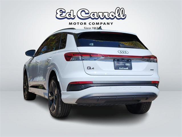 Photo of 2024 Glacier White Metallic Audi Q4 e-tron