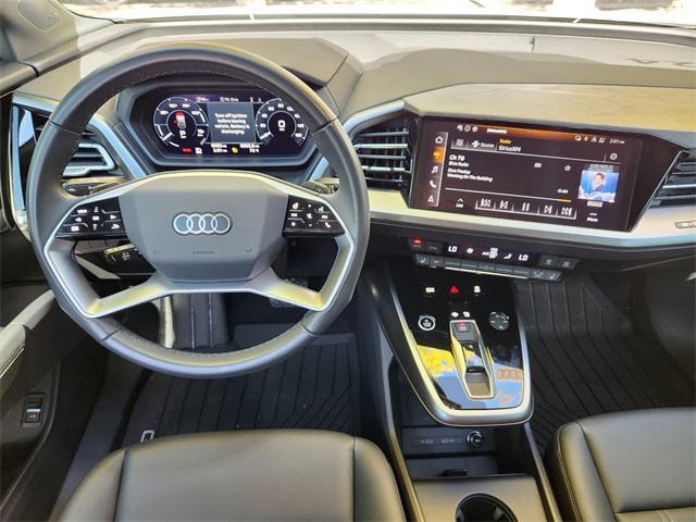 Photo of 2024 Glacier White Metallic Audi Q4 e-tron