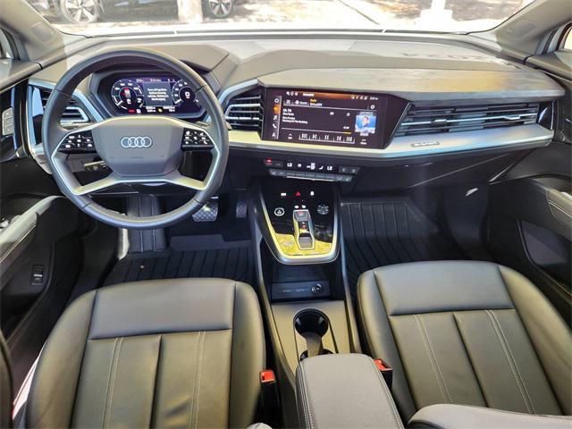 Photo of 2024 Glacier White Metallic Audi Q4 e-tron