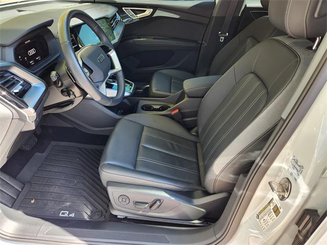 Photo of 2024 Glacier White Metallic Audi Q4 e-tron