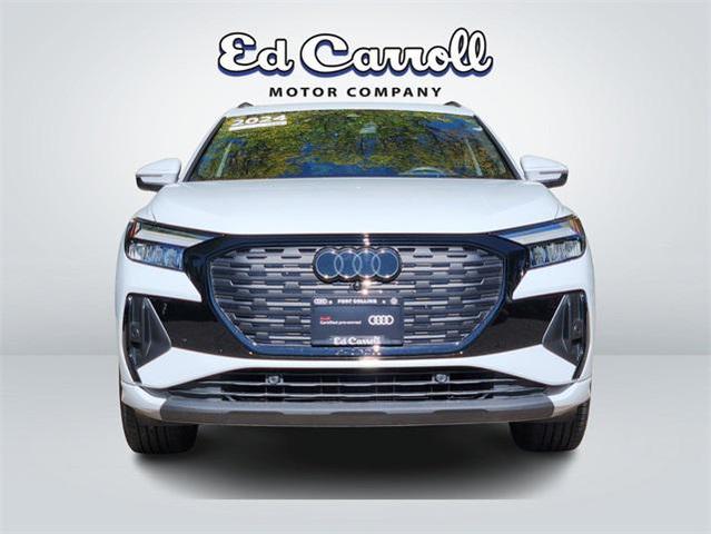 Photo of 2024 Glacier White Metallic Audi Q4 e-tron