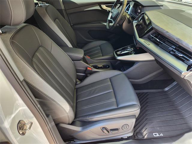 Photo of 2024 Glacier White Metallic Audi Q4 e-tron