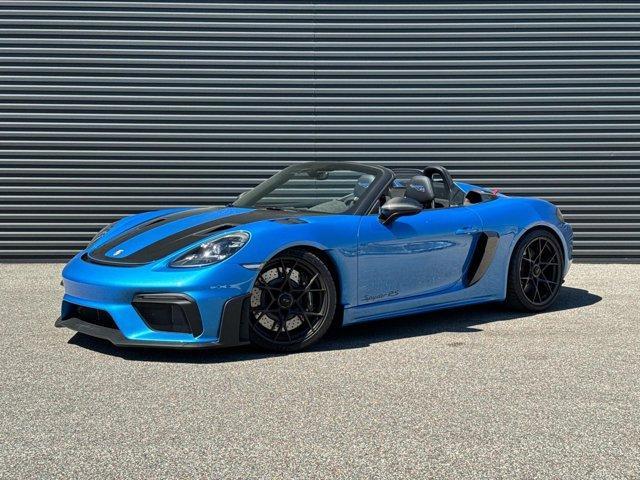 Photo of 2025 Sea Blue Metallic Porsche 718 Spyder