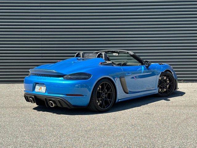 Photo of 2025 Sea Blue Metallic Porsche 718 Spyder