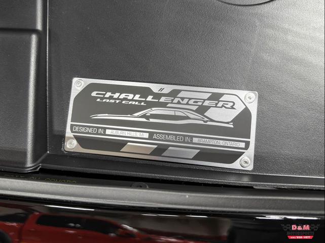 Photo of 2023 Pitch Black Clear Coat Dodge Challenger