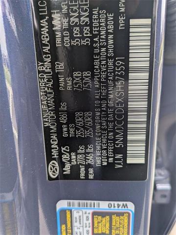 Photo of 2025 Blue Hyundai TUCSON