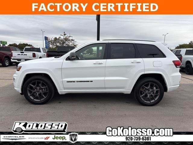 Photo of 2021 Bright White Clearcoat Jeep Grand Cherokee