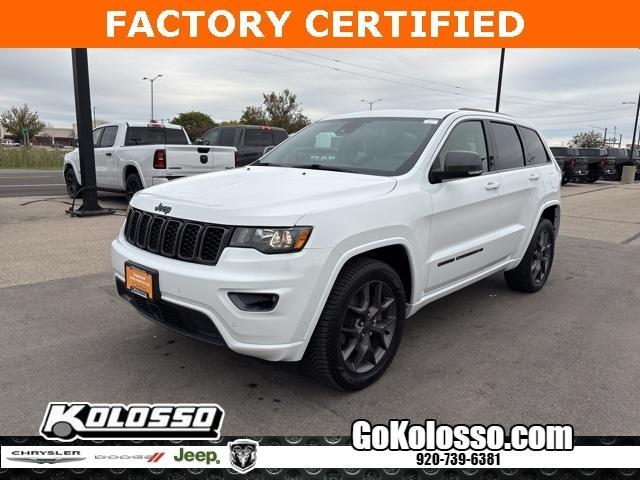 Photo of 2021 Bright White Clearcoat Jeep Grand Cherokee