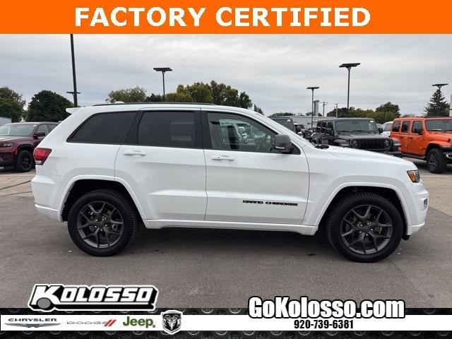 Photo of 2021 Bright White Clearcoat Jeep Grand Cherokee